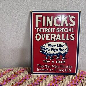 Tin Vintage-Style Sign